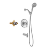 دش مخفي Samliyu 3 مع صفيح حوض نيكل SS02007-N2-GBN