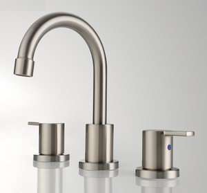 Cupc 3 Hole Hole Faucet 8 بوصة على نطاق واسع للحمام باستخدام BF03015-K09-BN