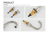 Cupc 3 Hole Hole Faucet 8 بوصة على نطاق واسع للحمام باستخدام BF03015-K09-BN