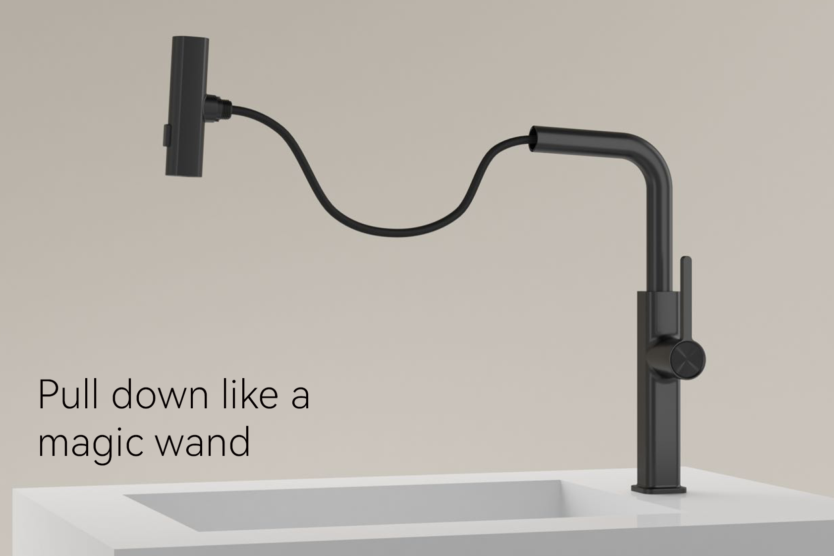 اسحب صنبور المطبخ