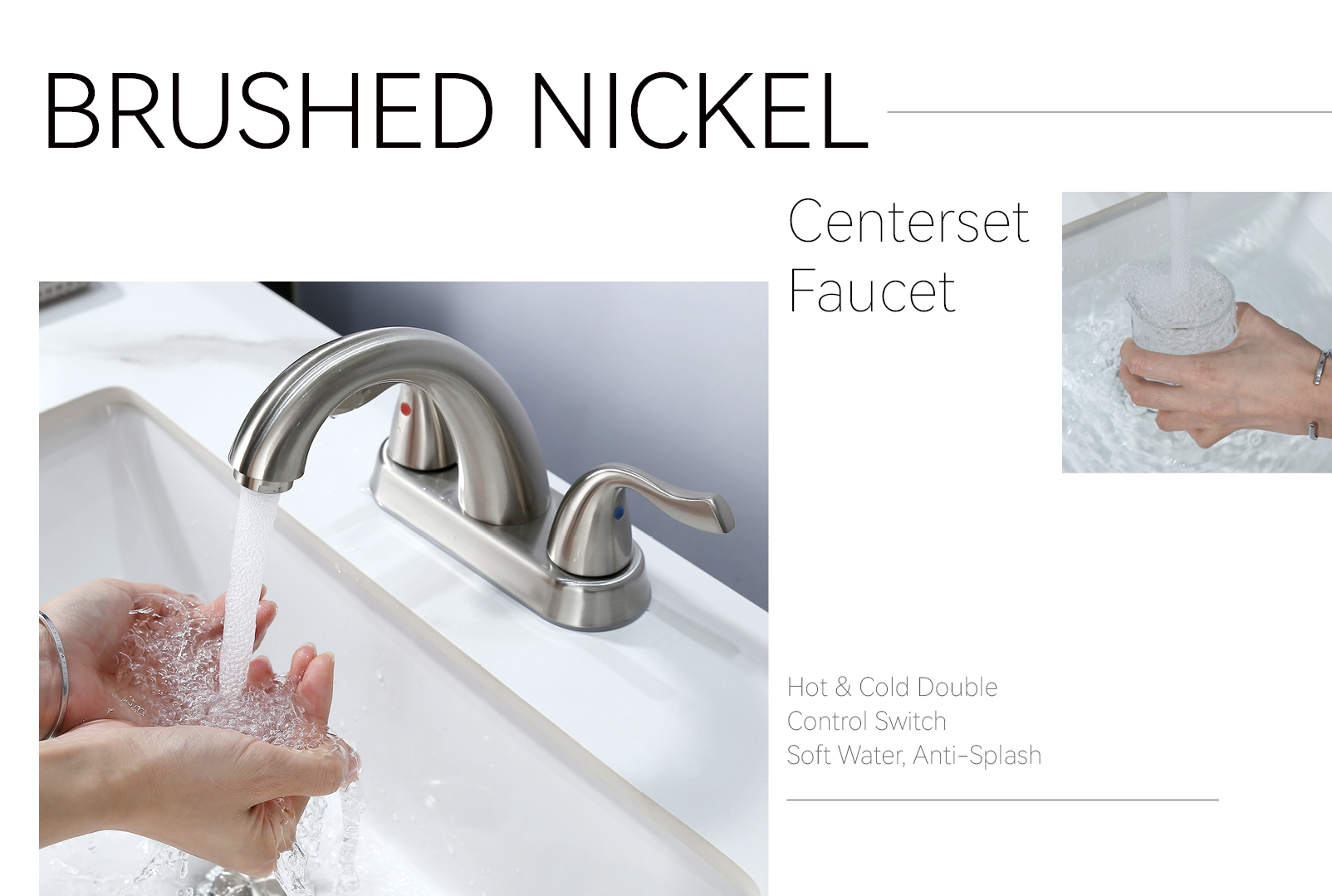 صنبور حمام 4 بوصة