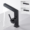 صنبورات الحمام Samliyu للحوض 1 ثقب ، مقبض واحد ينسحب الحمام الحمام صنبور مع 2 وضعين ، 360 ° rotaty مع سحب البخاخ ، أحواض الحمام الحديثة صنبور الأسود BF04006-N1-MB