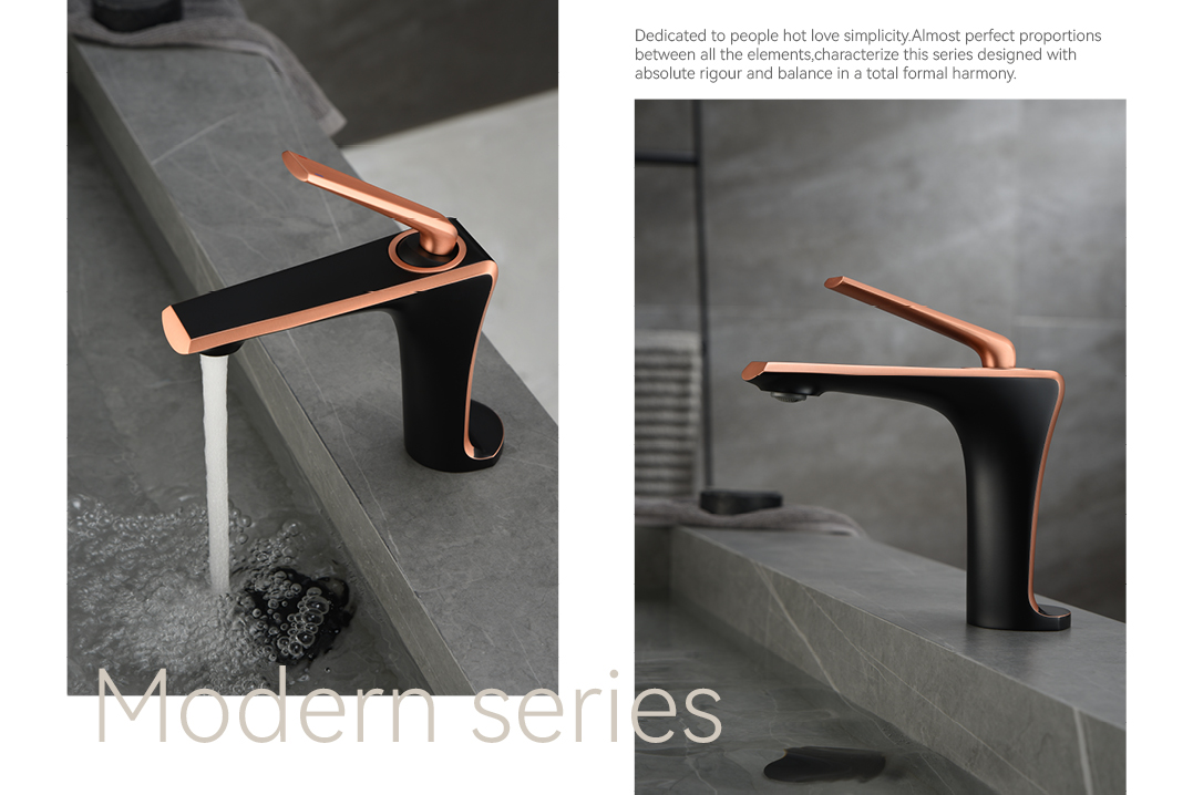 صنبور مقبض واحد من النحاس الأصفر