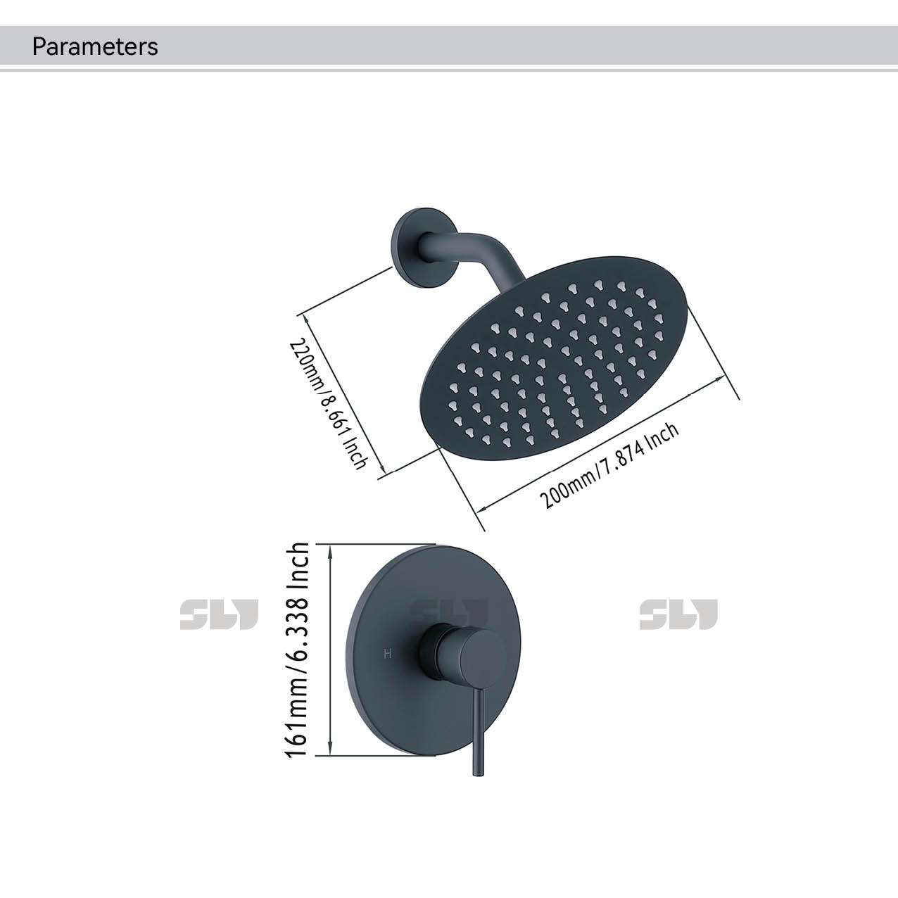 خلاط دش استحمام مخفي
