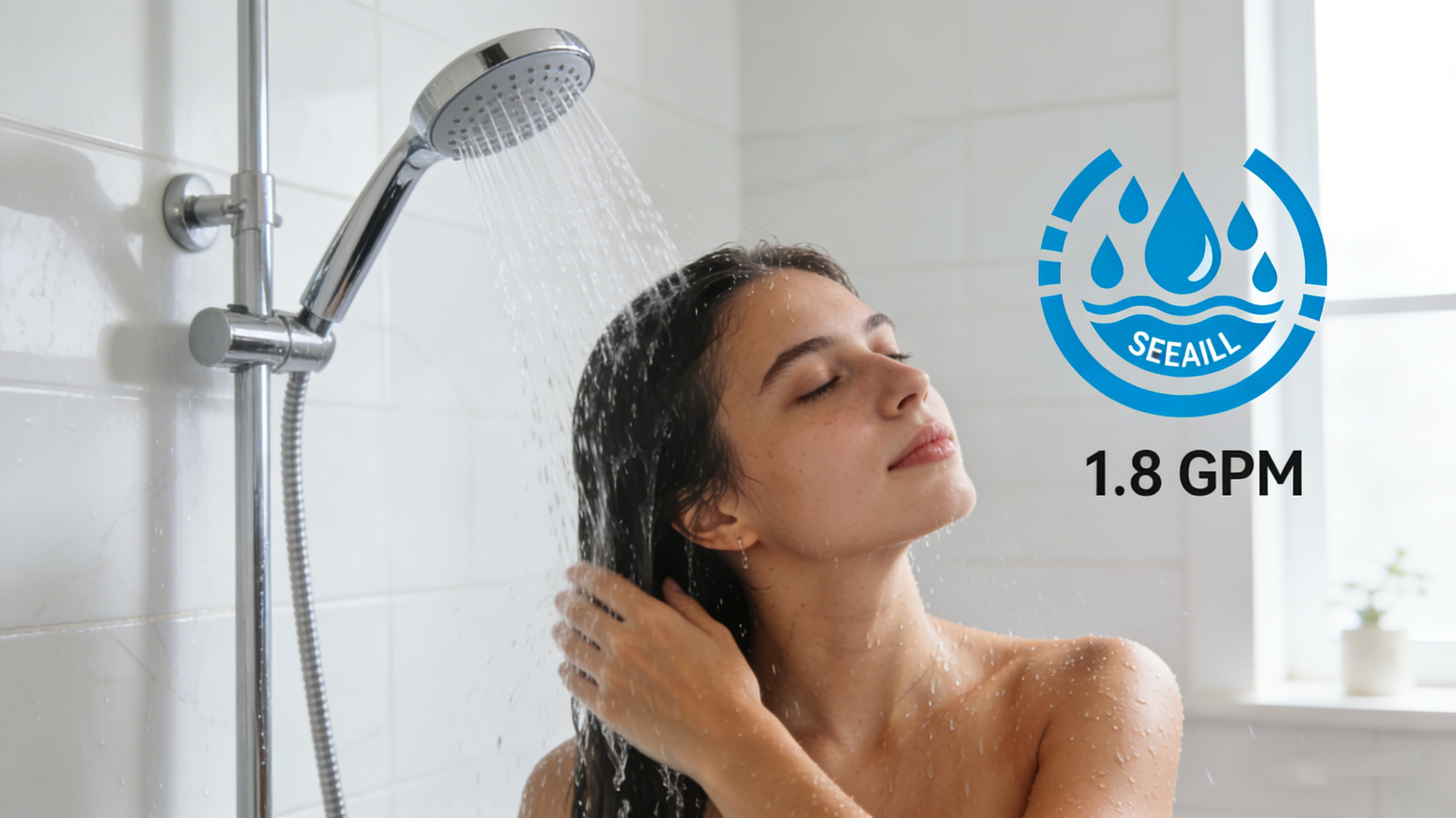 رأس دش 1.8 جالون في الدقيقة