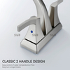 Sly Classic Design Double Handle Hot and Cold Mix Faucet