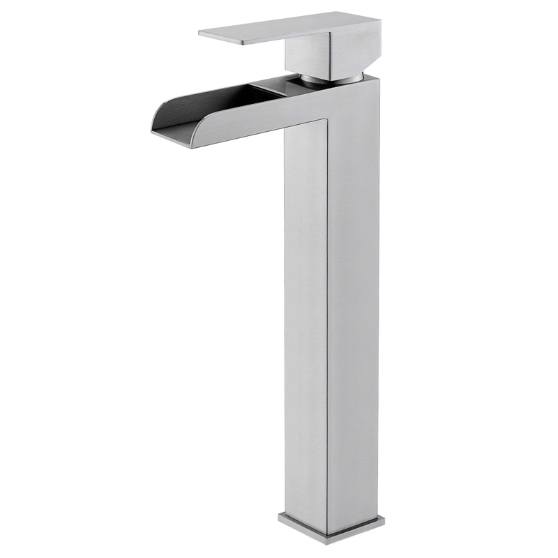 Sly Chrome من الفولاذ المقاوم للصدأ مقبض أحواض الحمام الساخنة والباردة من السهل للتحكم في الماء 