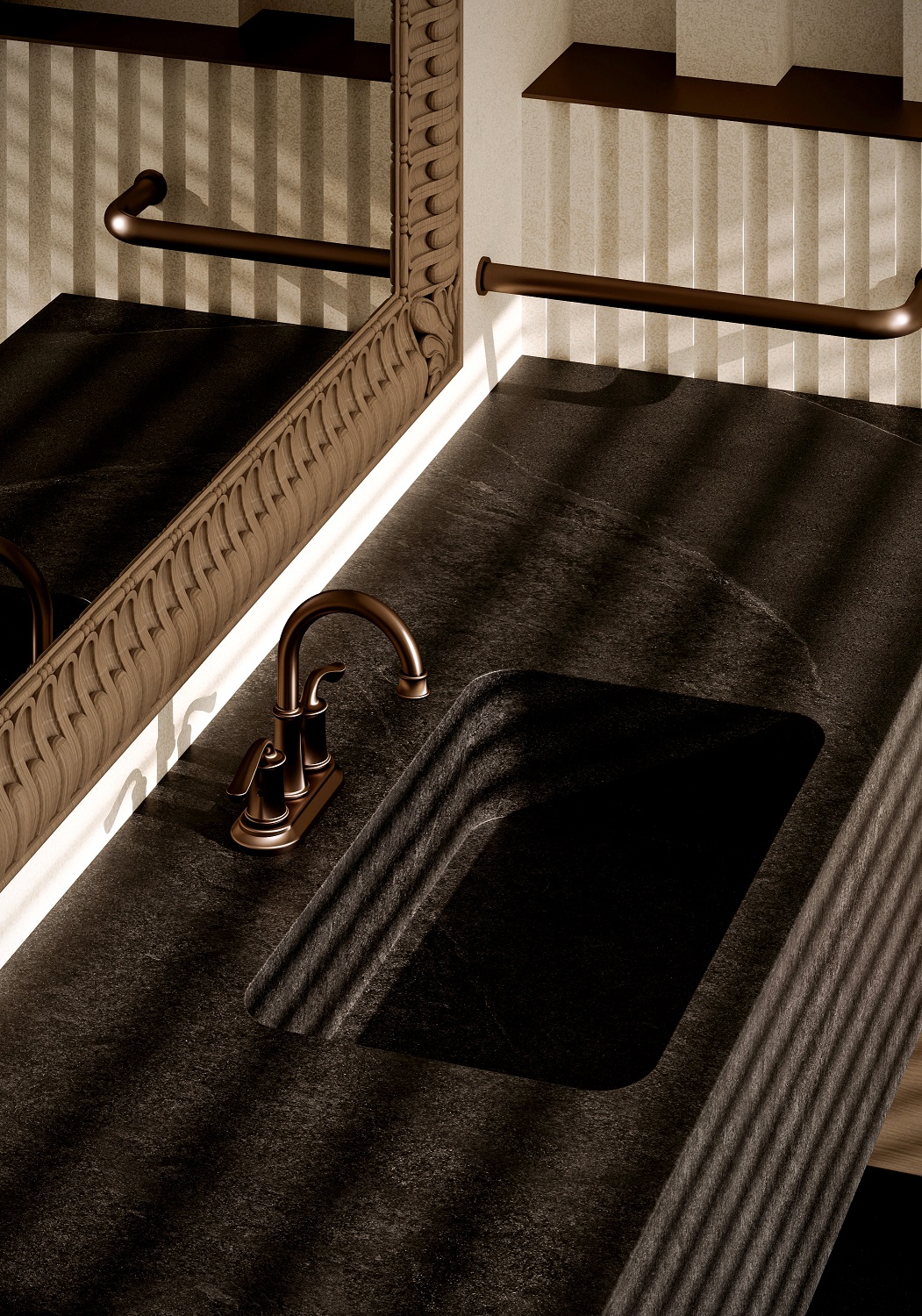 صنابير الحمام بمقبض واحد