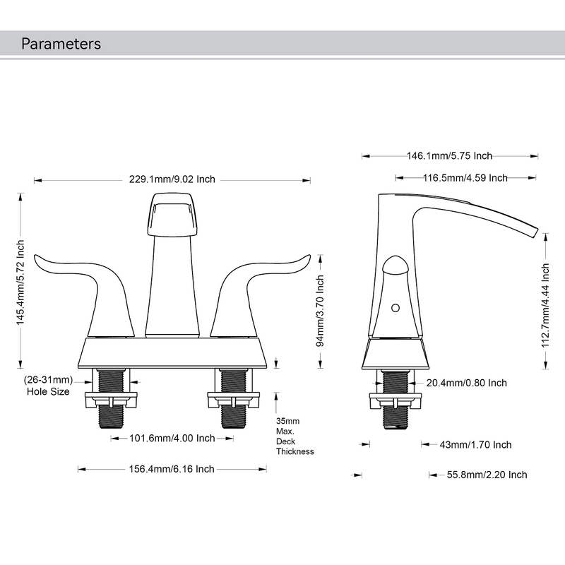 Samliyu مصنوع من النيكل النحاس الحمام الخلاط الخلاط الصنبور حنفية ثقب بيديت صنبور الخلاط الصنبور 