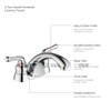 Sly Samliyu Dual Handle Mixer Mixer Tap Bathrate Sink Faucet 
