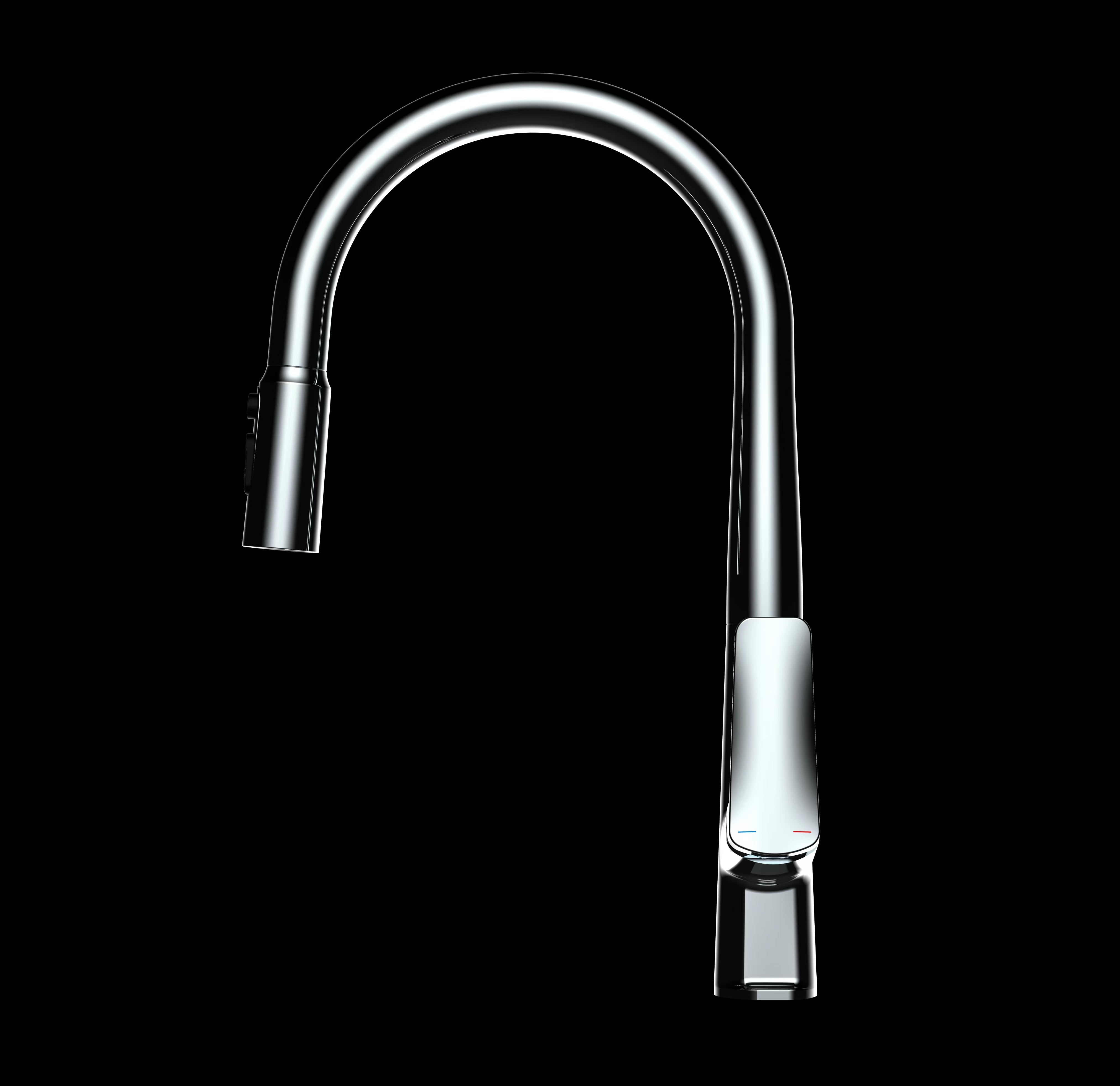 Sly Factory Wholesale Chrome Plater Sink Sink Act Out Out Kitchen Faucet Parifier Faucet