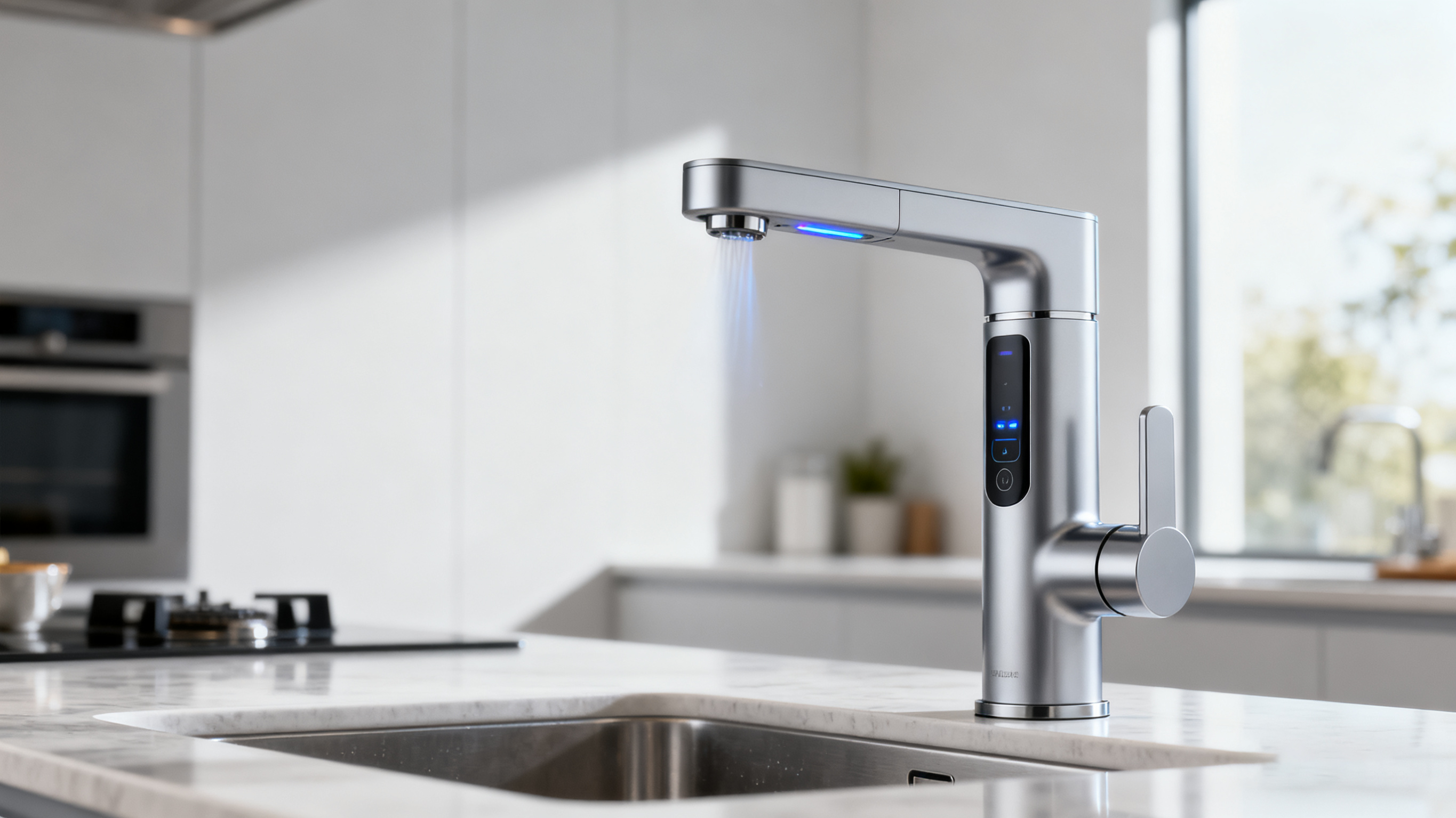 حنفية المطبخ بلا لمس