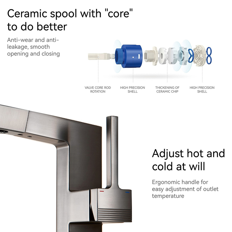 زنك الزنك بندقية المعادن المسلحة الساخنة البيع الحديث مقبض واحد مقبض الحمام صنبور صنبور