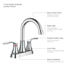 Sly Chrome Hot Sale Modern Mixer Mixer Sink Bathroom Taps Faucets