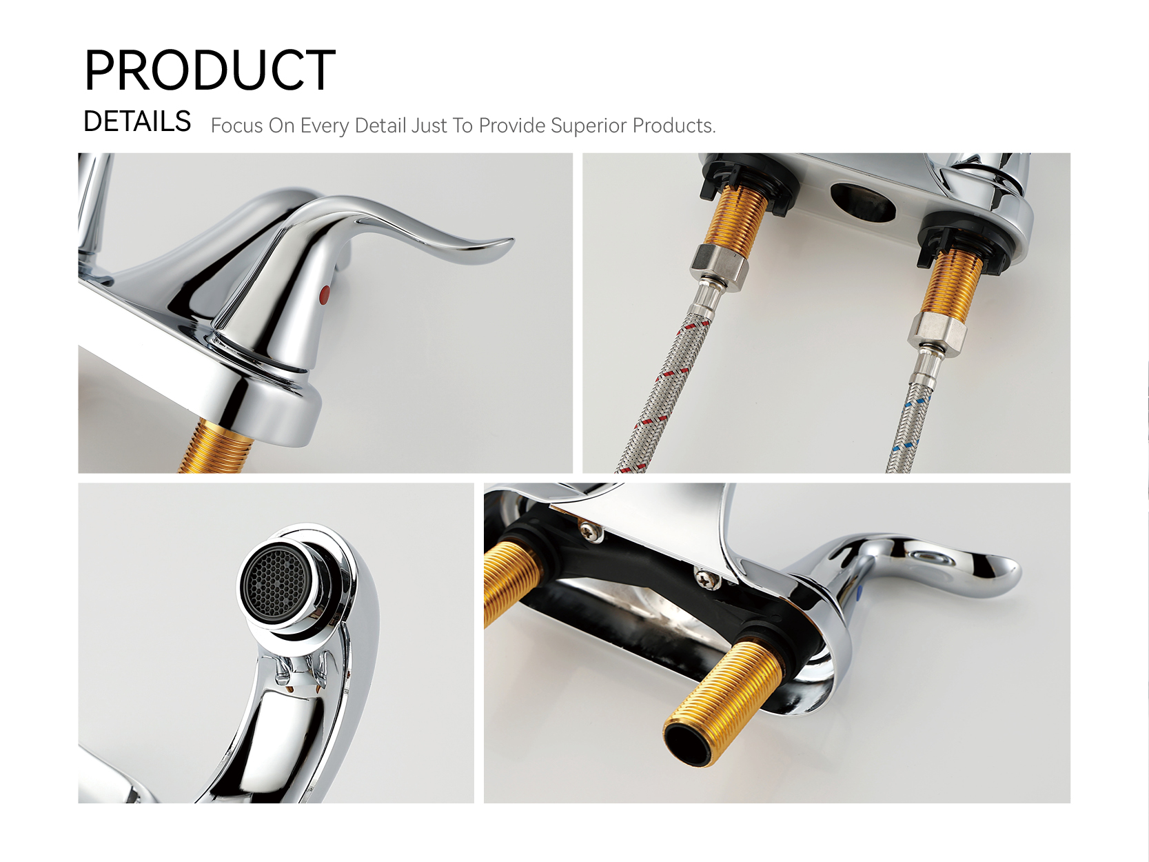 صنبور بالوعة الحمام الذهبي