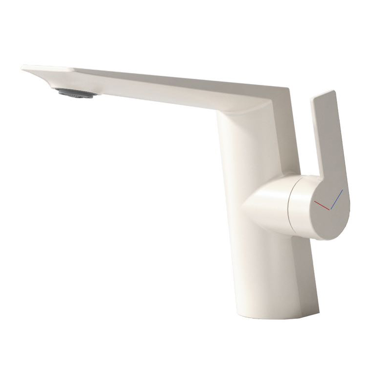 النحاس النحاس غير اللامع النيكل الأسود المصقول السطح أحادي الفتحة الحمام صنبور في المخزون