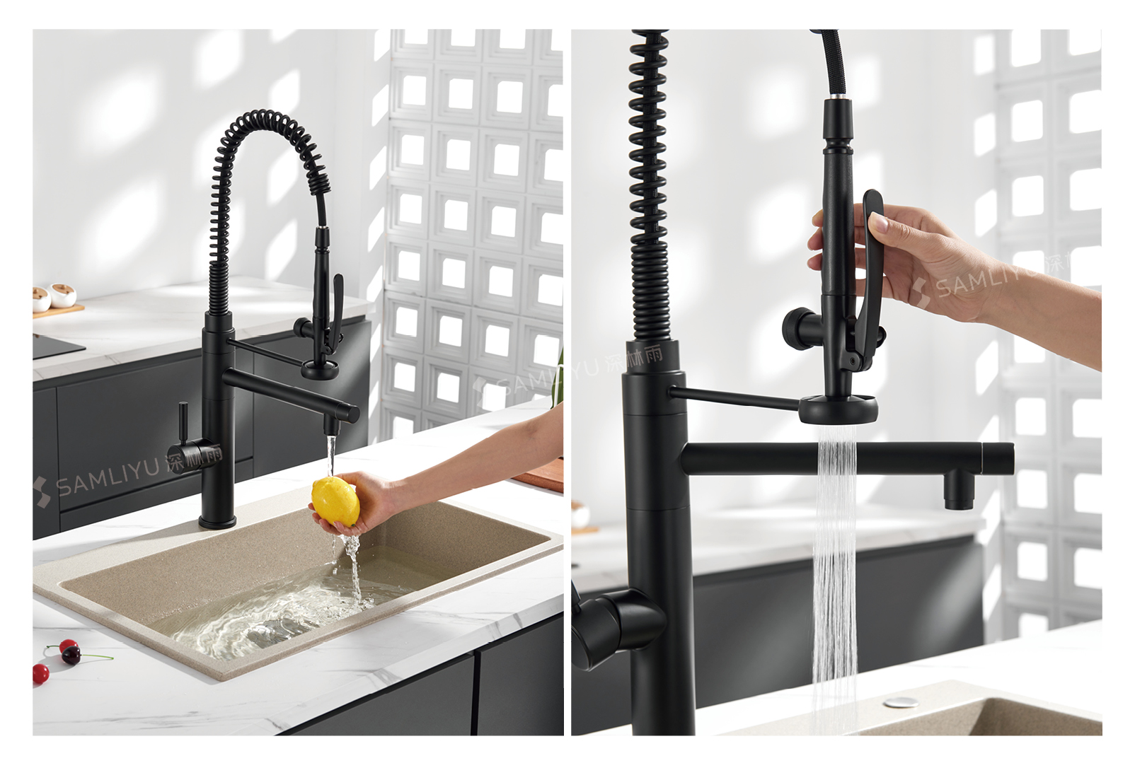 304 صنبور مطبخ من الفولاذ المقاوم للصدأ