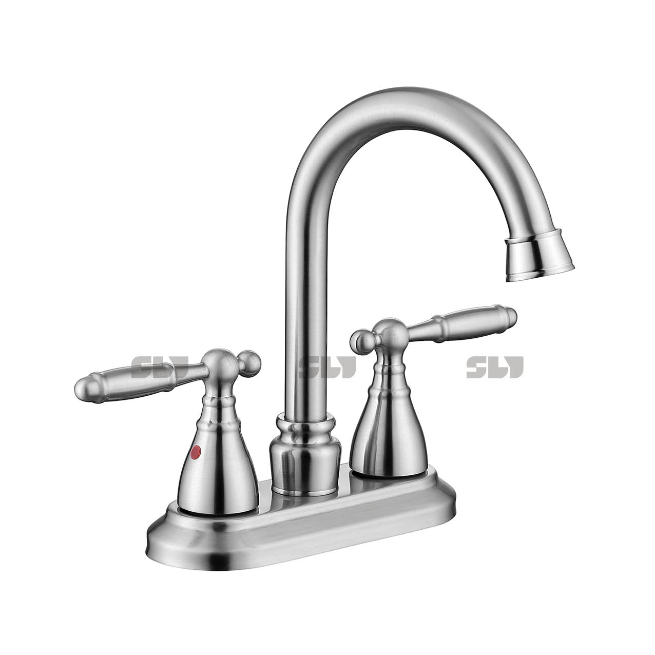 Sly High Arc Bathrate Deck Huck Faucet