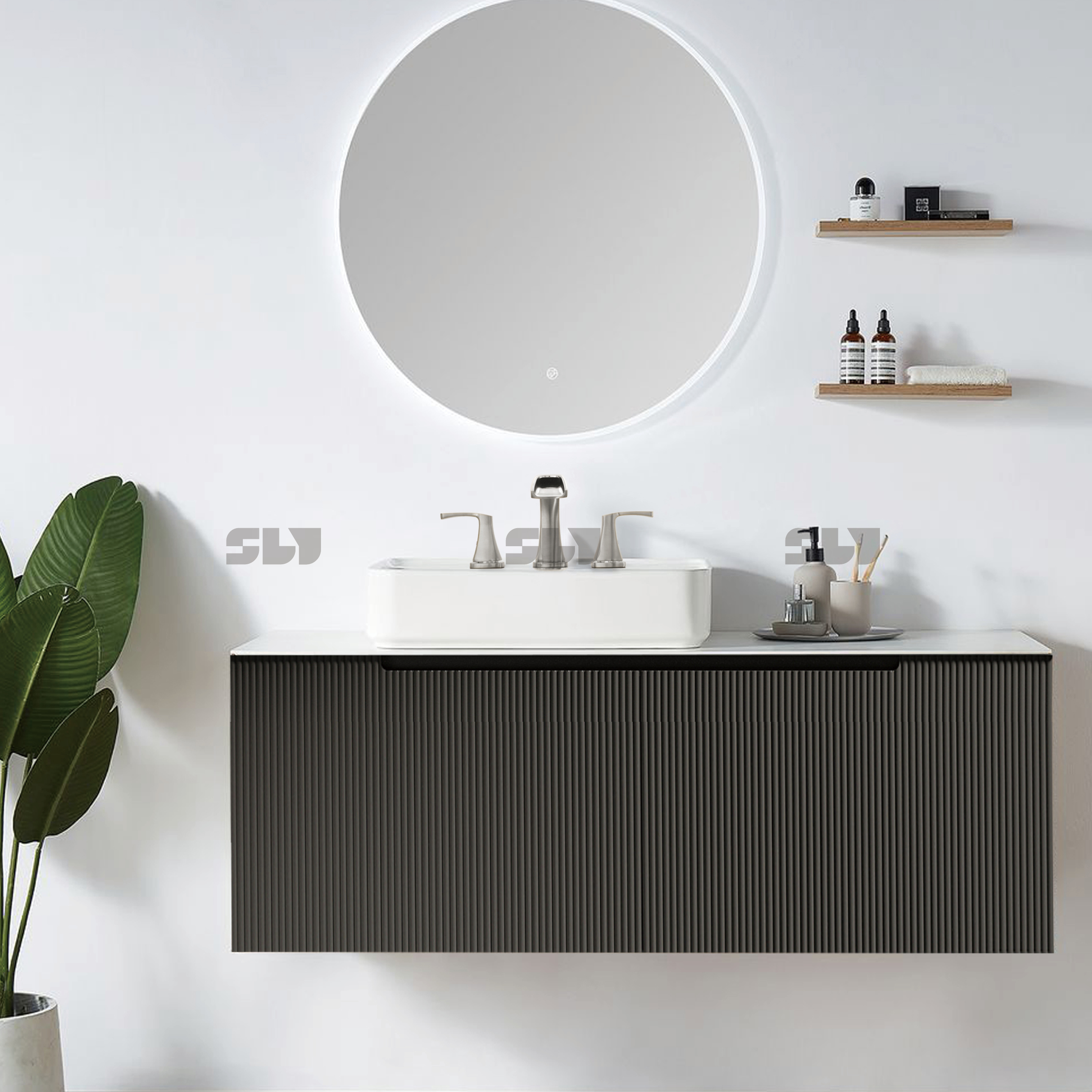 صنابير الحمام من النيكل المصقول