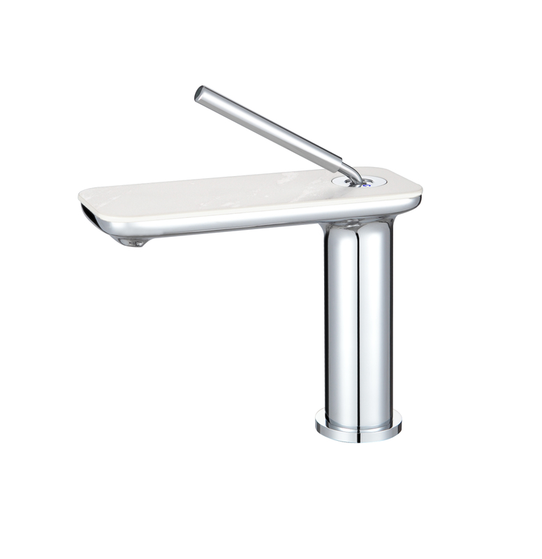 Sly Brass Titanium Gold One- مقبض واحد فتحة الحمام الحمام الحديثة صنبور