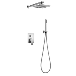 Samliyu 2025 Hot Brishted Nickel Bathroom Hot and Cold Dame Mixer in Wall
