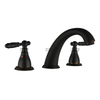 Sly Double Handle 3 Hole Faucet Commercial Wash Sink Faucet