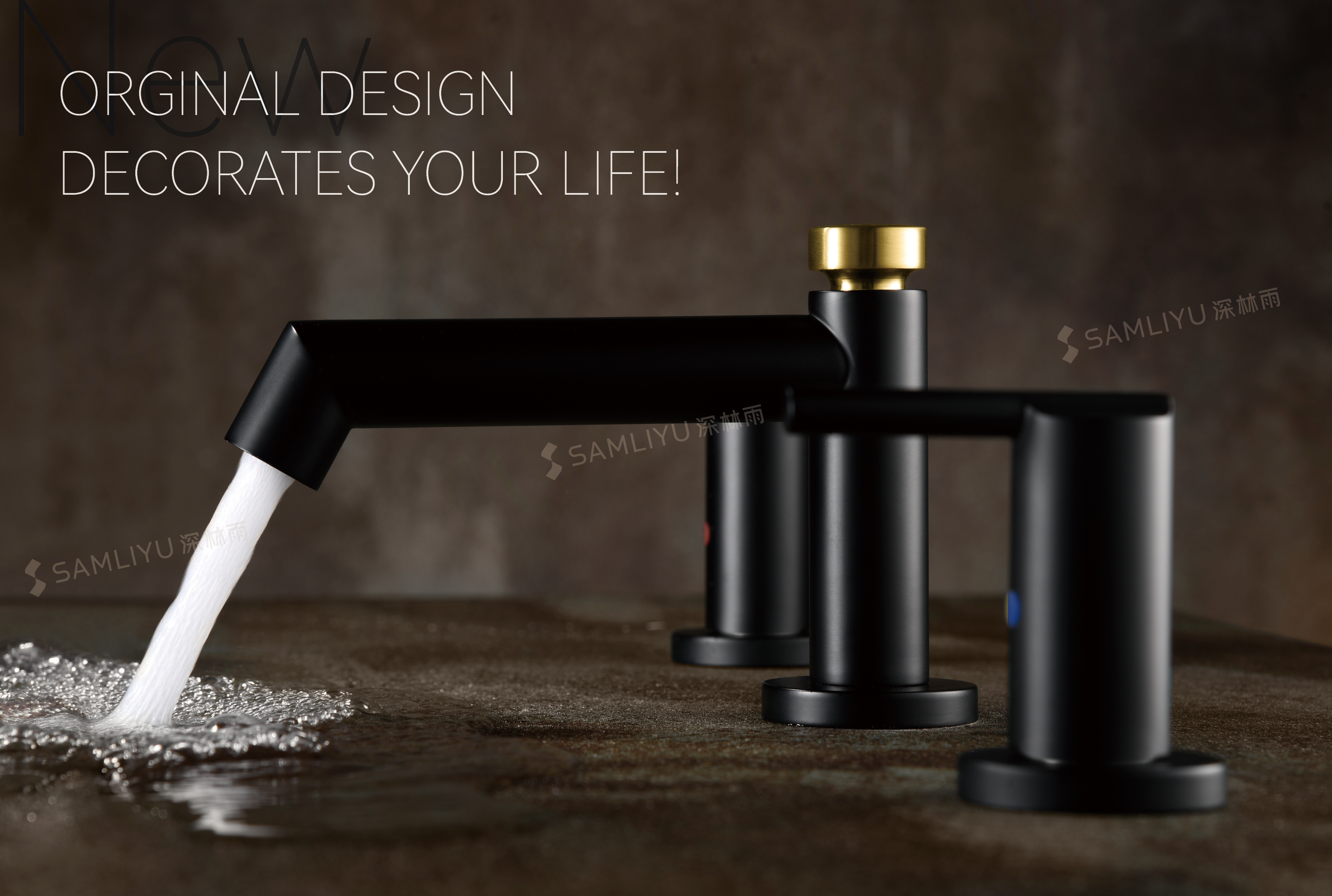 صنبور حمام 3 فتحات