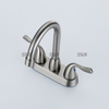 SLY NEW CANTERSETET BASIN TWO HOADE CHROME HOURTH FAUCET