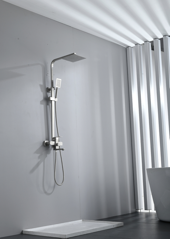 Samliyu 3-Functions Matte Black Bathrate Set Outdoor Suster Expros