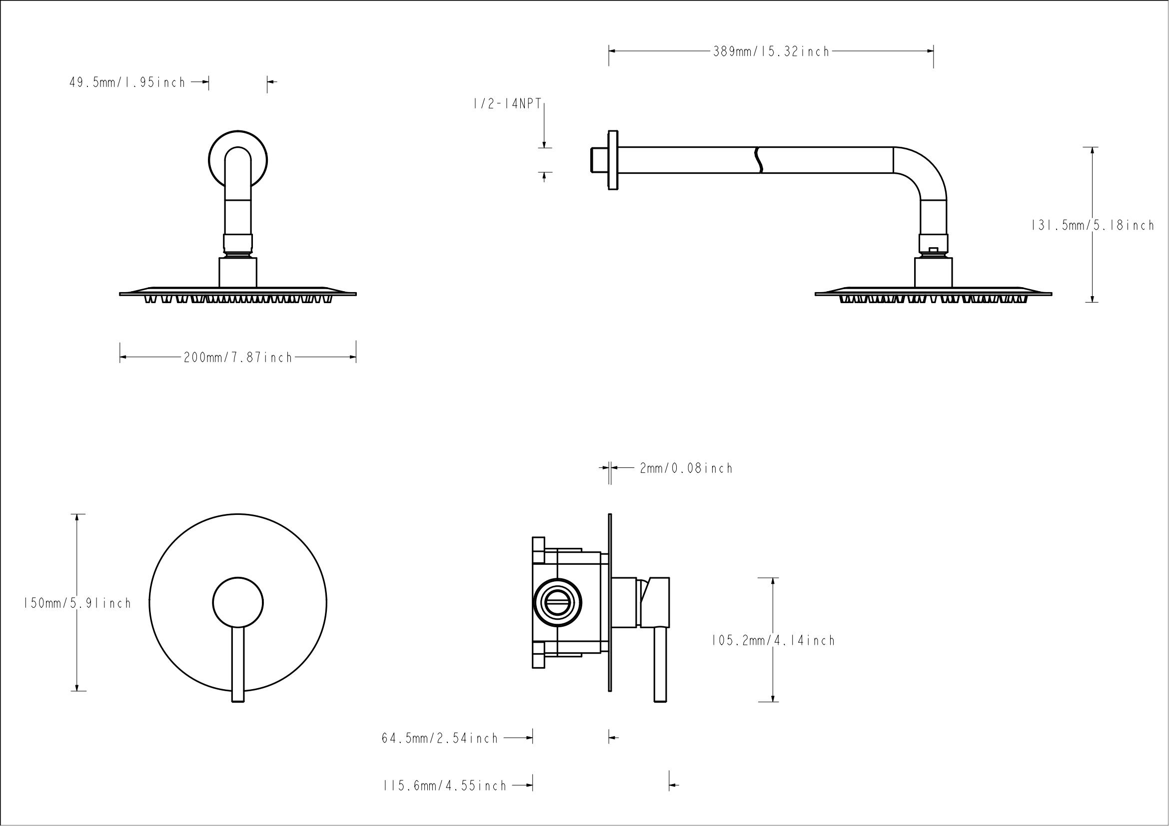 البيع الساخن الحمام دش 