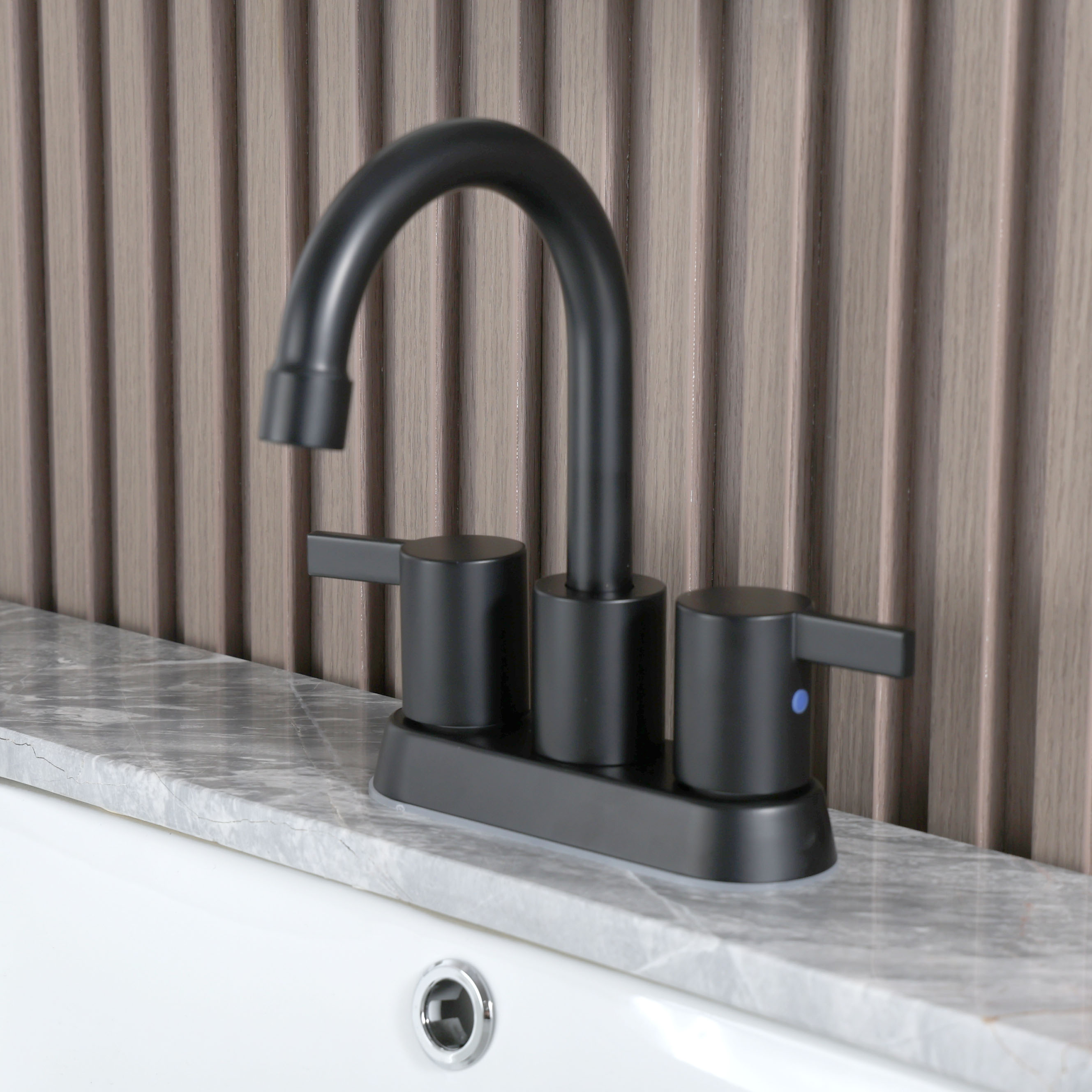 خبيث عالية الجودة 4 بوصة اثنين مقبض الحمام صنبور