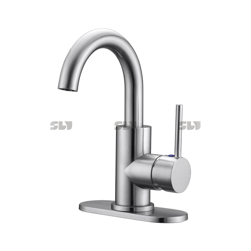 Sly Cupc Modern Cupc Stainsal Bathrate Faucet