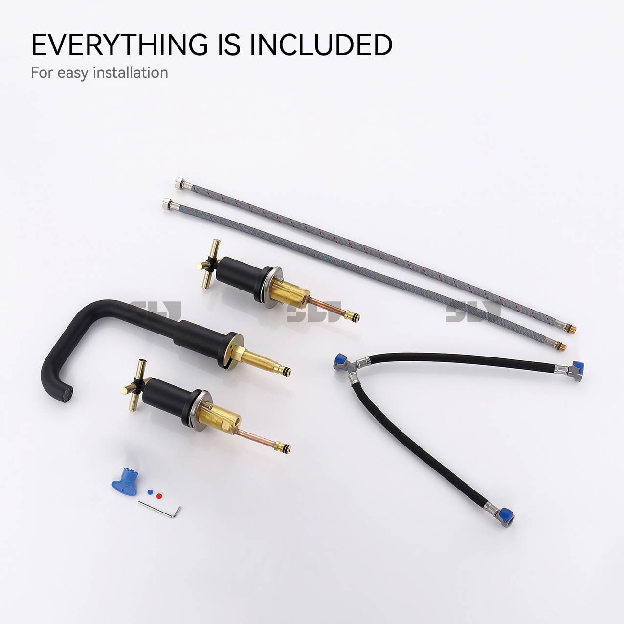 حنفية حوض بمقبض مزدوج