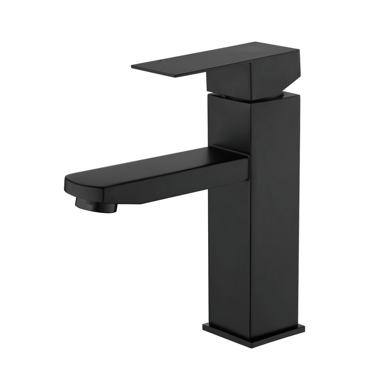 Sly Matte Black Discount Bathroom Single Lever Faucet Taps