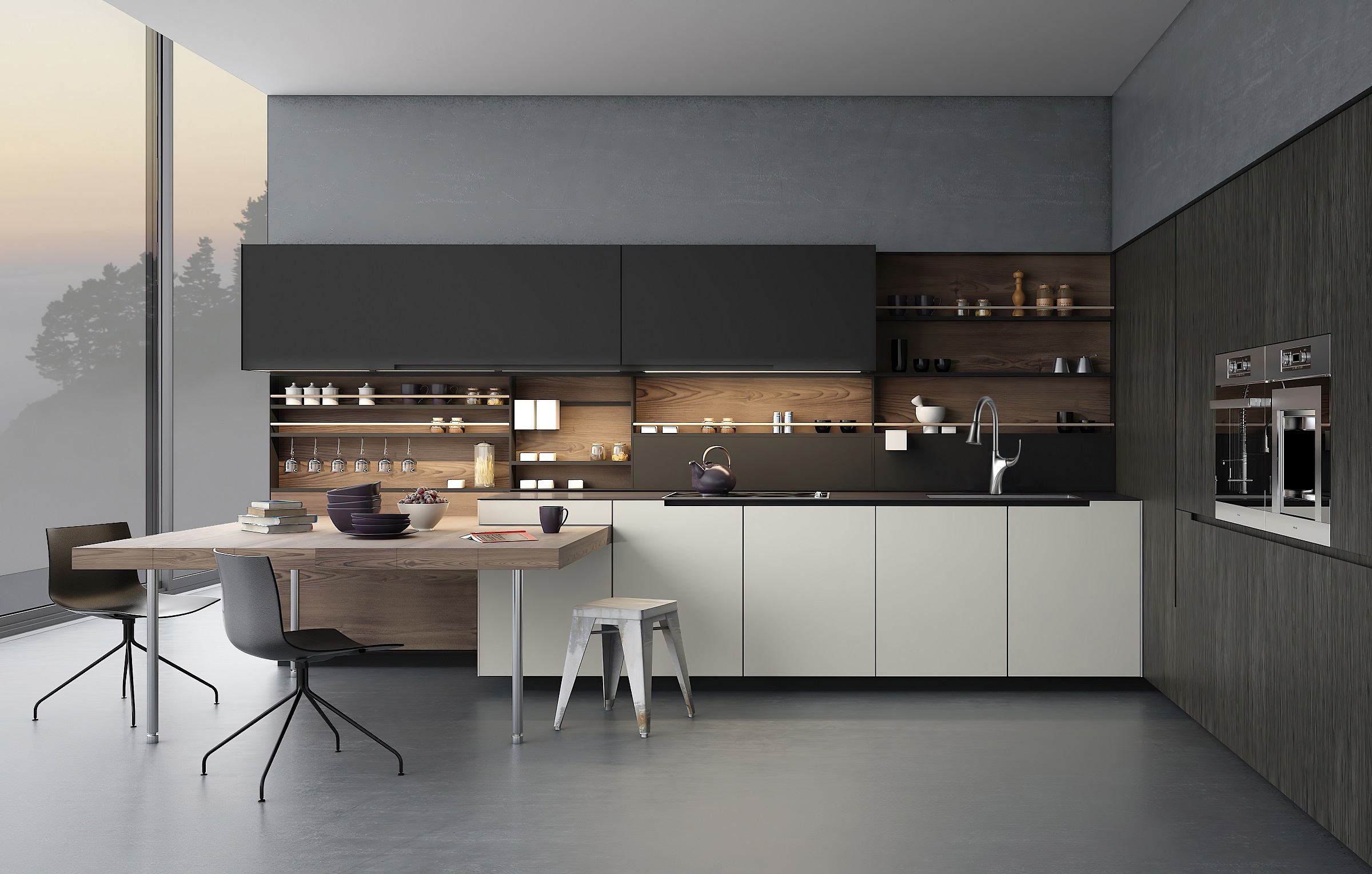 سحب صنبور المطبخ