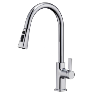 Sly Chrome China Basin Mixer Taps Kitchen Faucet مع سحب لأسفل
