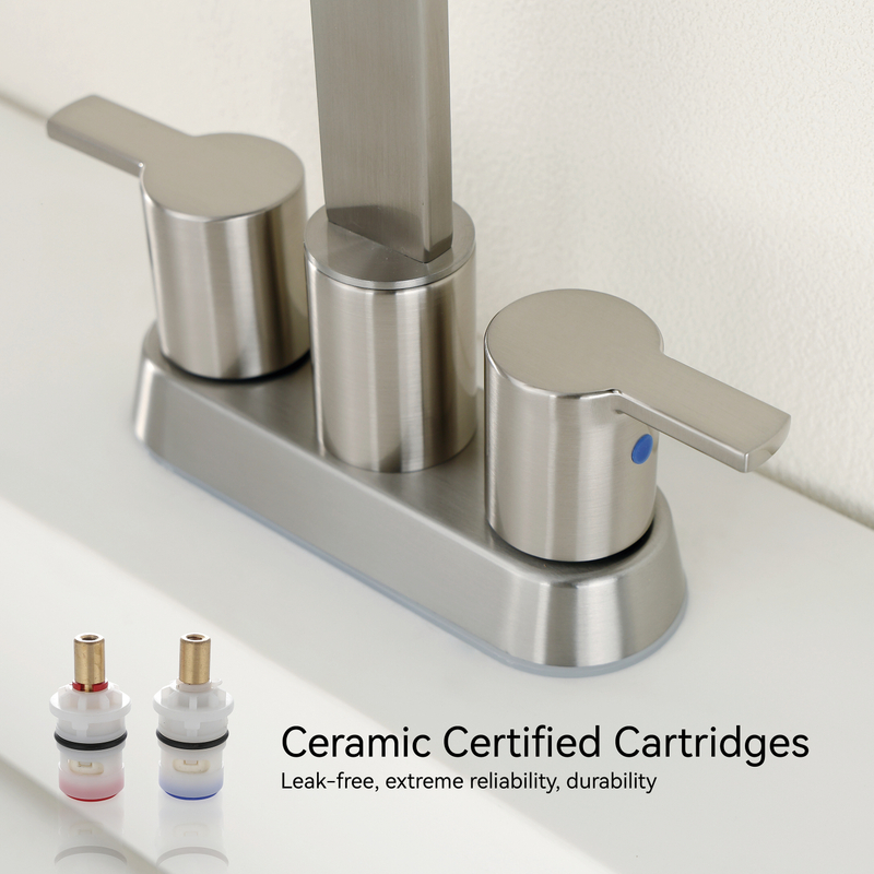 Sly مصبوبة بالنيكل الحديثة بالوعة الحمام الحمام Washbasin 3 فتحة الحمام صنبور