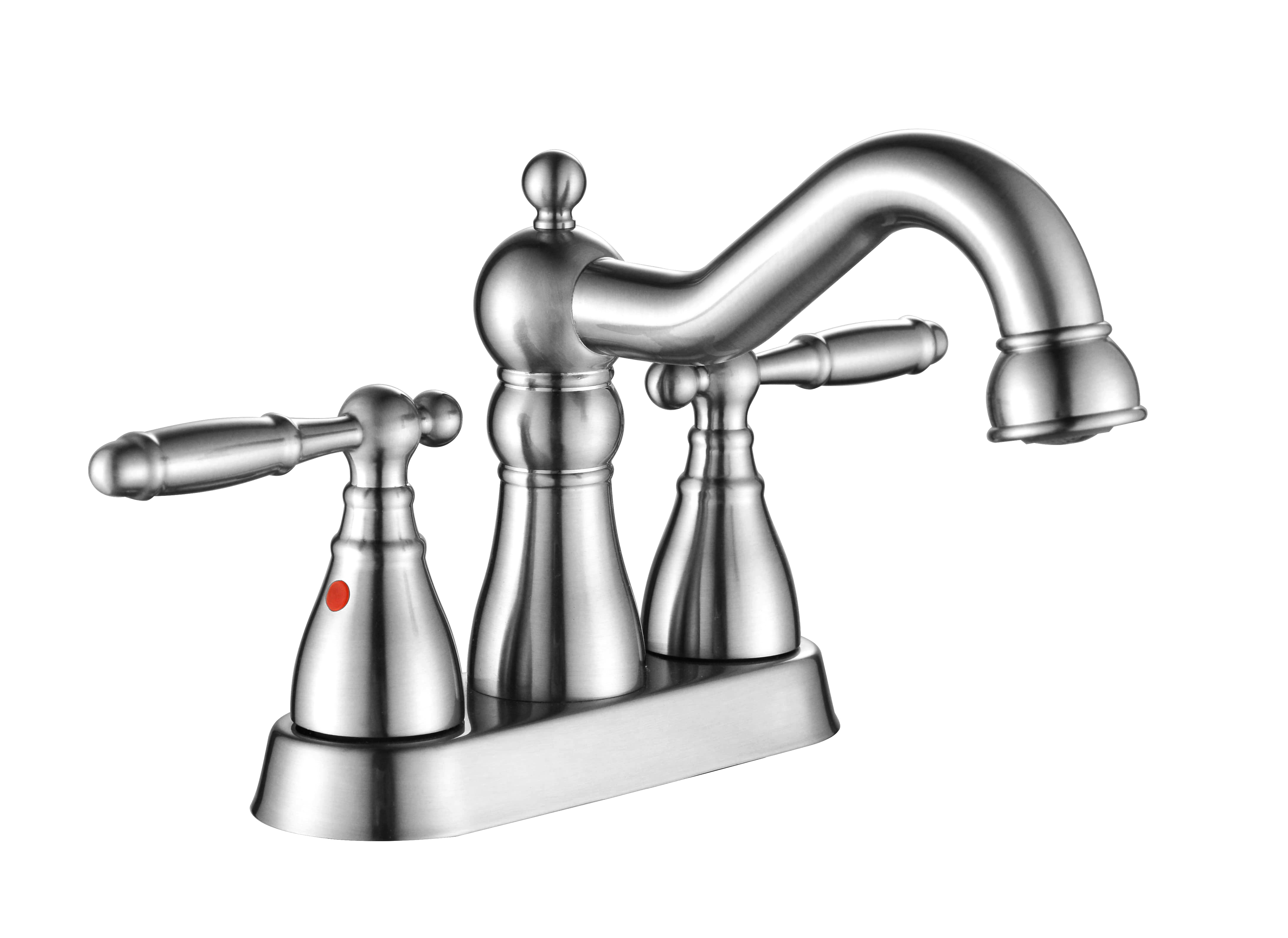 Sly الراقية الفاخرة مقبض مزدوج مقبض 4 بوصة الحمام الحمام