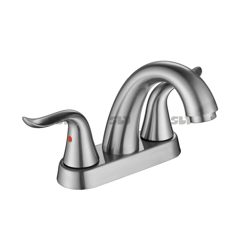 Sly Basin Faucet Bathroom Tap 4 Inch Double Handle Basin Faucet 