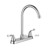 SLY BRASS DUALLES HOT BOD BOD BOD BOAD TAP Kitchen Faucets CHROMED MIXER