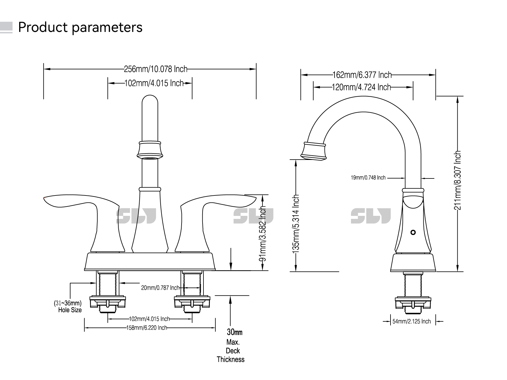 صنابير الحمام النيكل