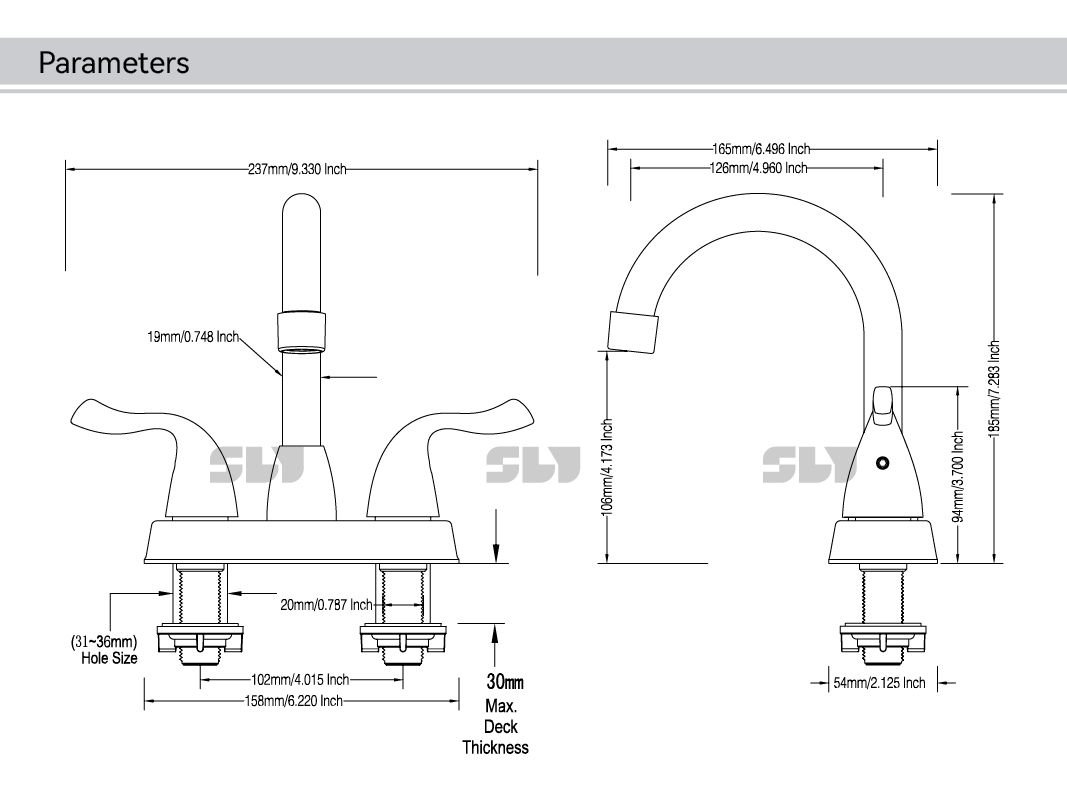 صنبور الحمام الحديث