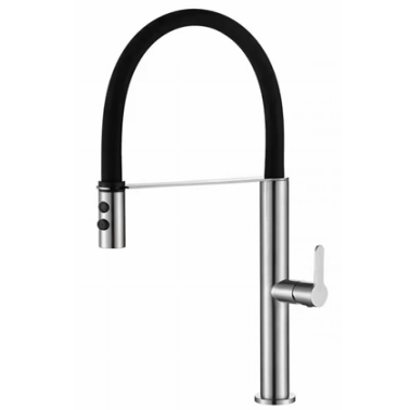 SLY NEW TRENDS FACET مع 2 في 1 سحب الرش مقبض واحد مقبض واحد عصري النيكل الصنبور الحوض بالوعة المطبخ