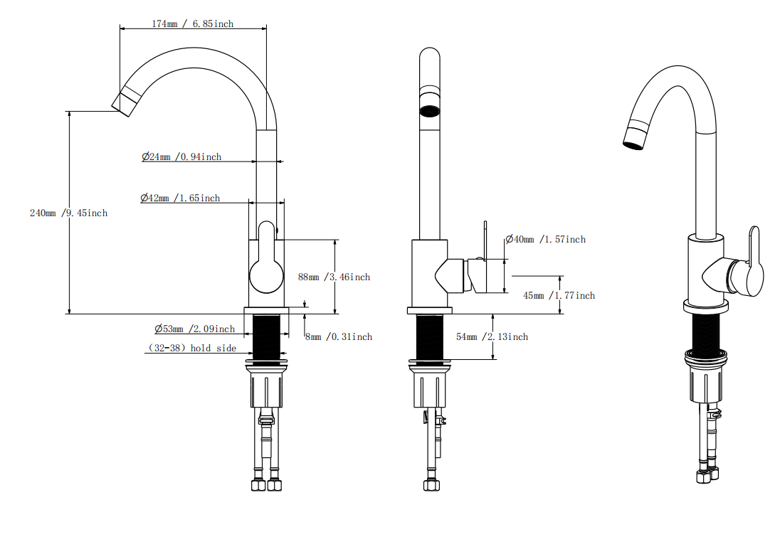 الصنبور المطبخ