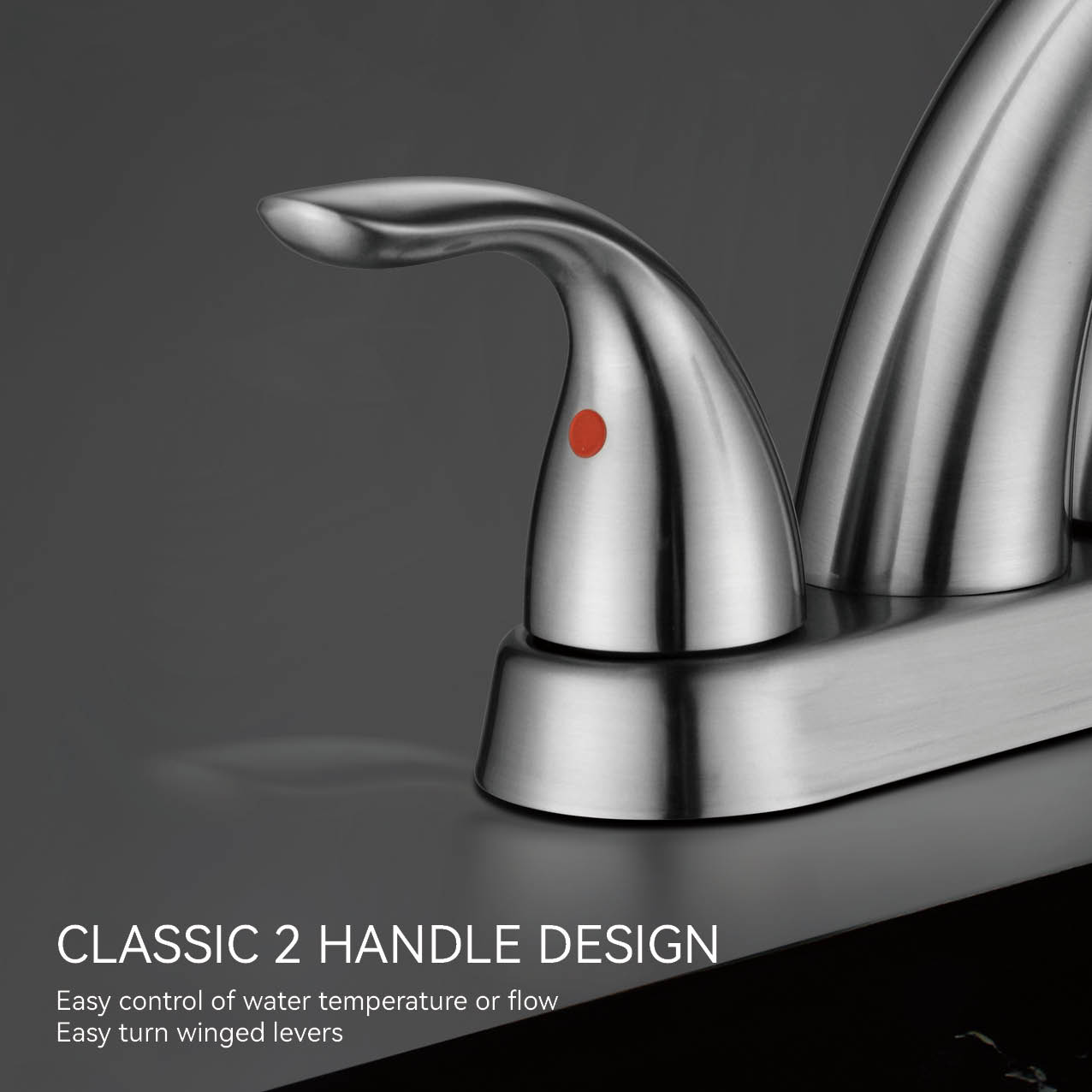 3 فتحات مزدوجة مقبض سطح جبل