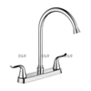 Sly Chrome Brass Hot and Cold Kitchen Faucet Mixer Mater Tap Take Luxury Deck Counted Kitch Sink Faucet