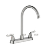 SLY BRASS DUALLES HOT BOD BOD BOD BOAD TAP Kitchen Faucets CHROMED MIXER