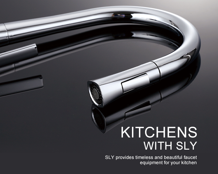 صنبور المطبخ مع بخاخ جانبي