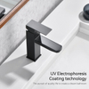 Sly Matte Black Discount Bathroom Single Lever Faucet Taps