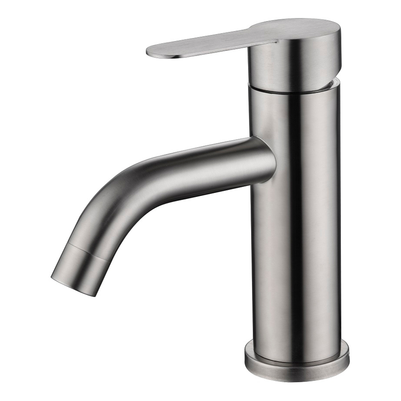 خليط النيكل المفرش من النيكل المفرد خلاط الماء 304 صنابير الحمام الفولاذ المقاوم للصدأ صنابير الحمام